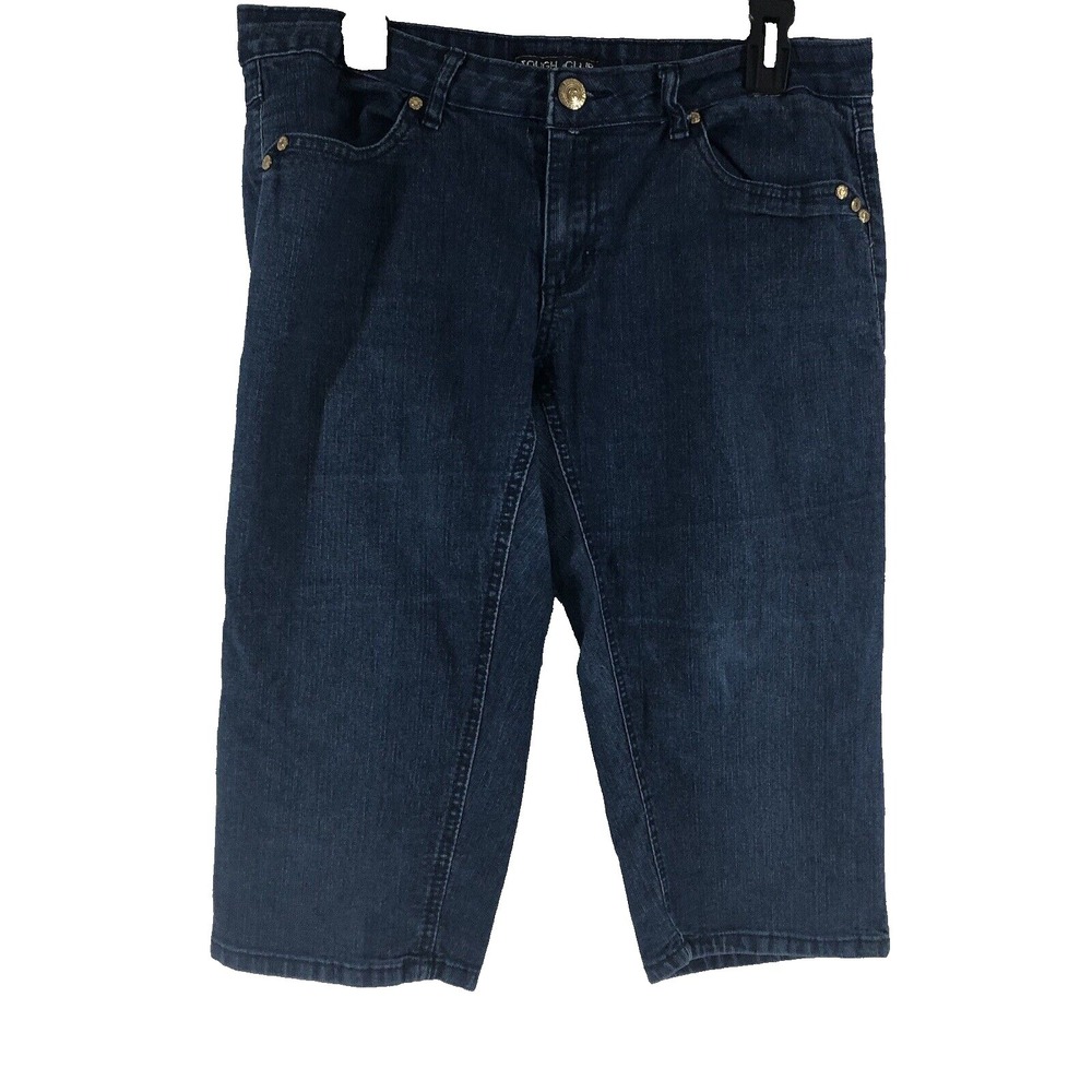 Tough‎ club juniors capris jeans 13 blue denim stretch comfort